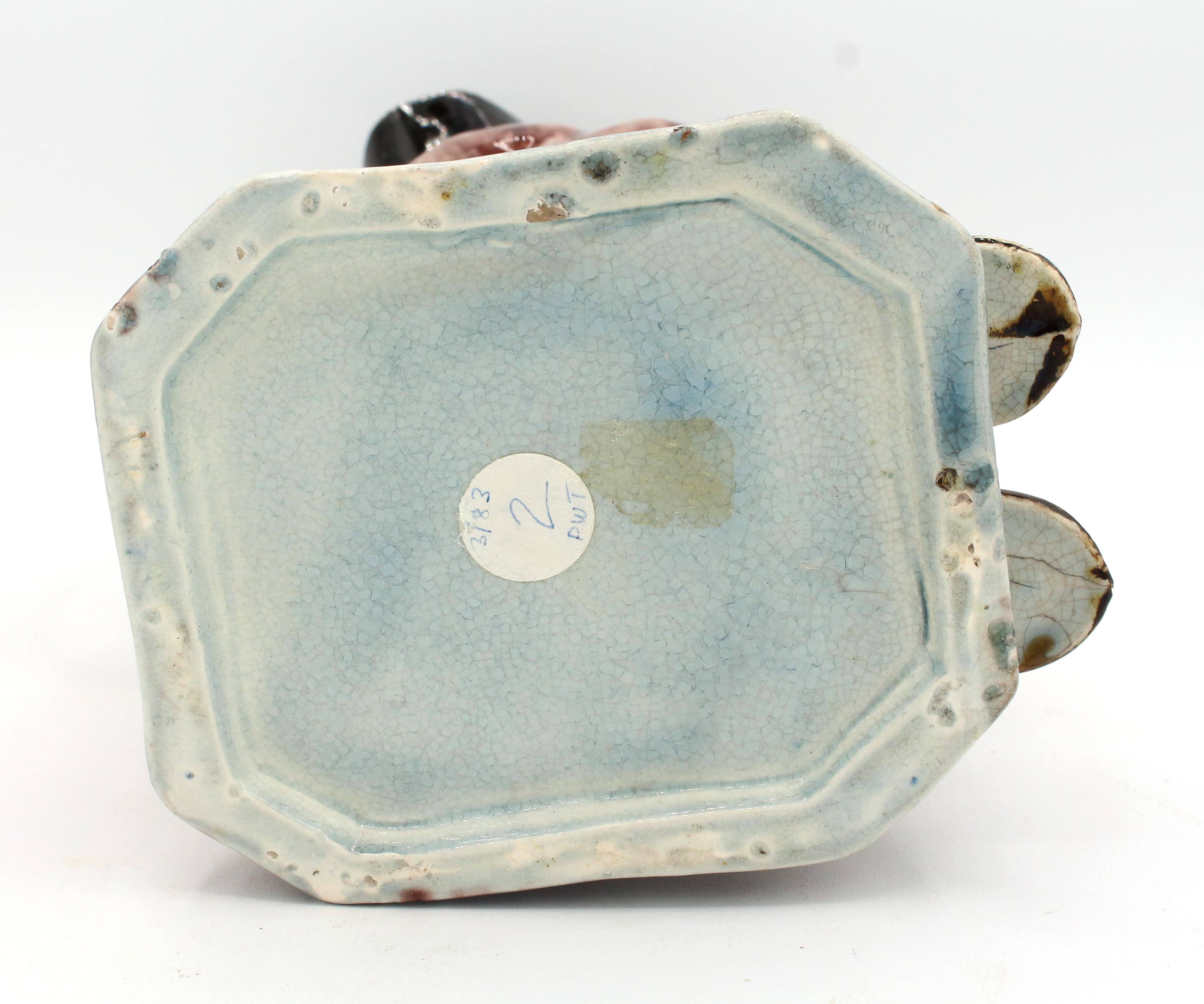 Circa 1860-80 Toby Jug of a 'Collier' with jug, English In Good Condition In Chapel Hill, NC