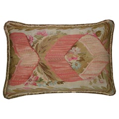 Circa 1860 Antique French Aubusson Pillow