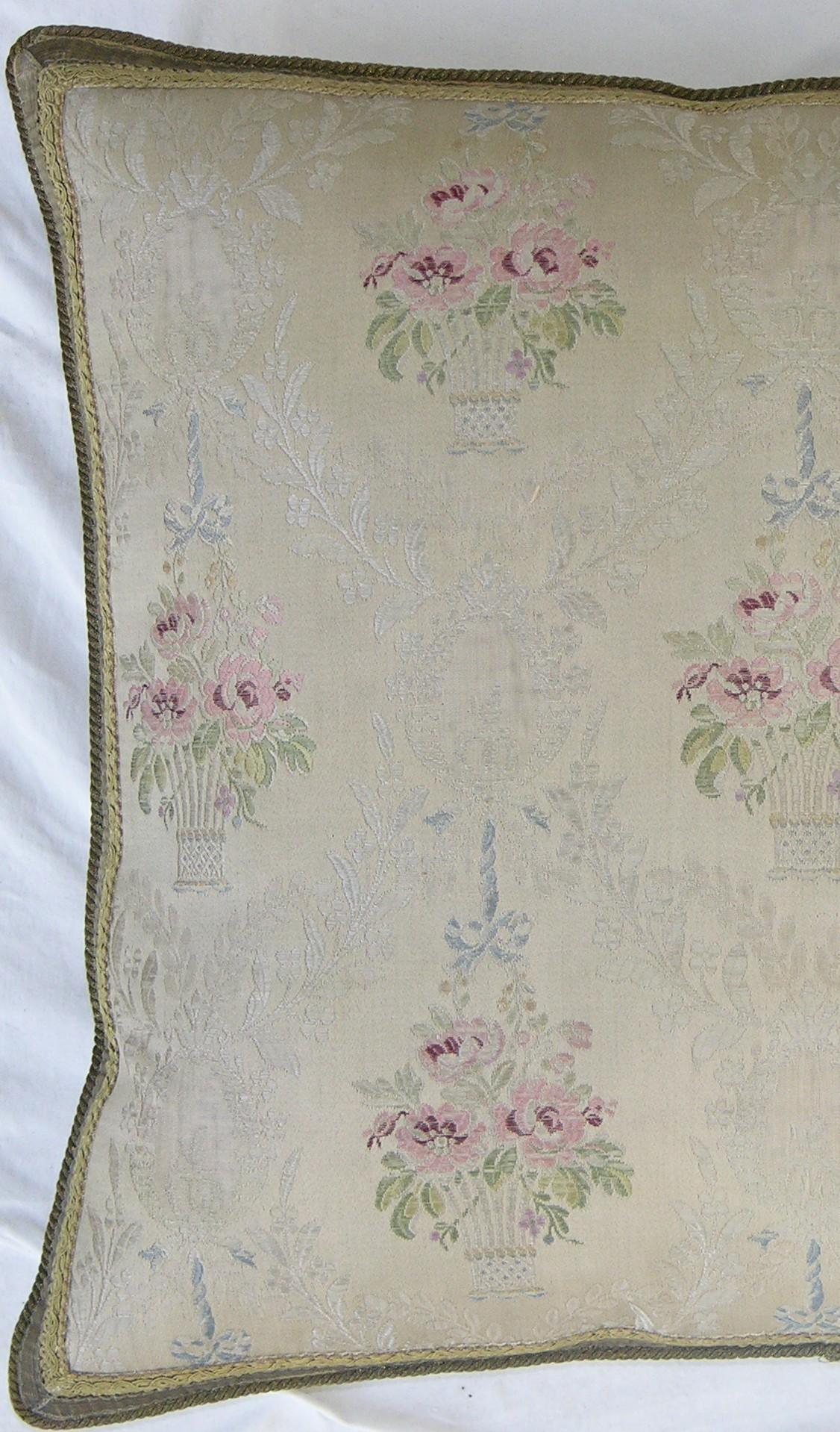 Empire Circa 1860 Antique French Textile Pillow For Sale