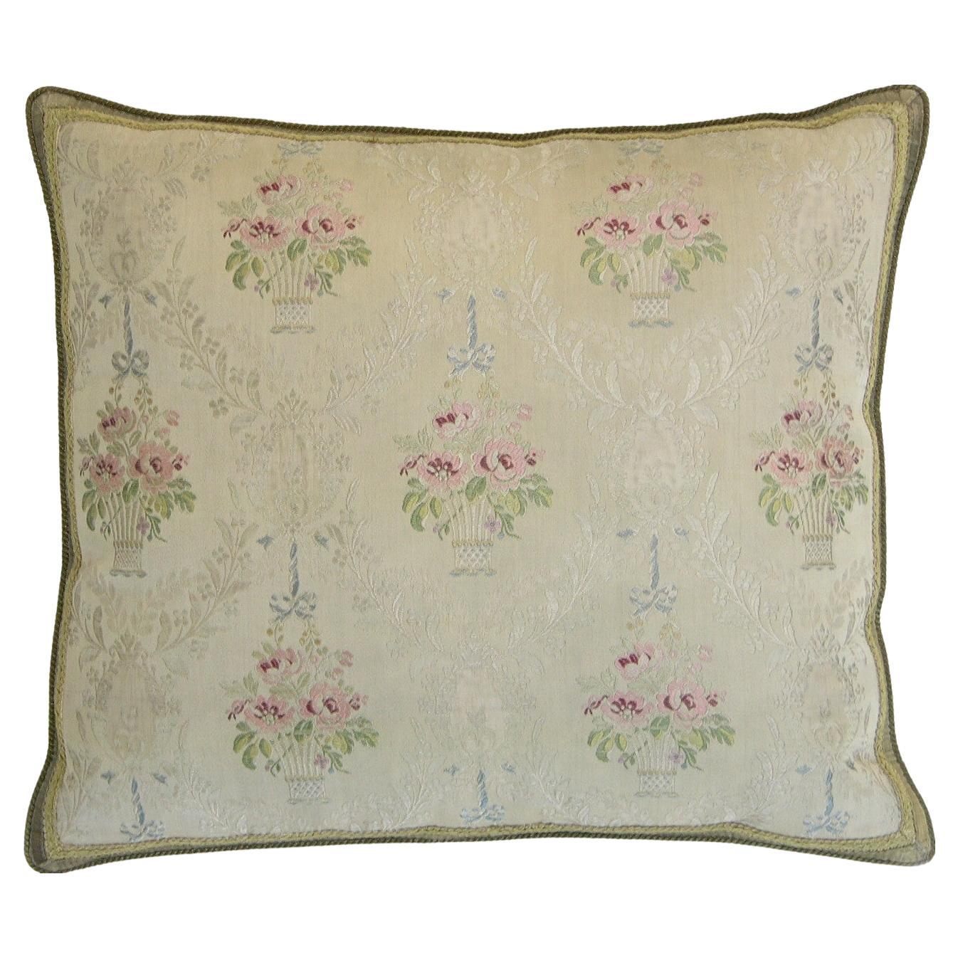 Circa 1860 Antique French Textile Pillow For Sale