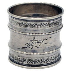 Circa 1860 Coin Silver Napkin Ring
