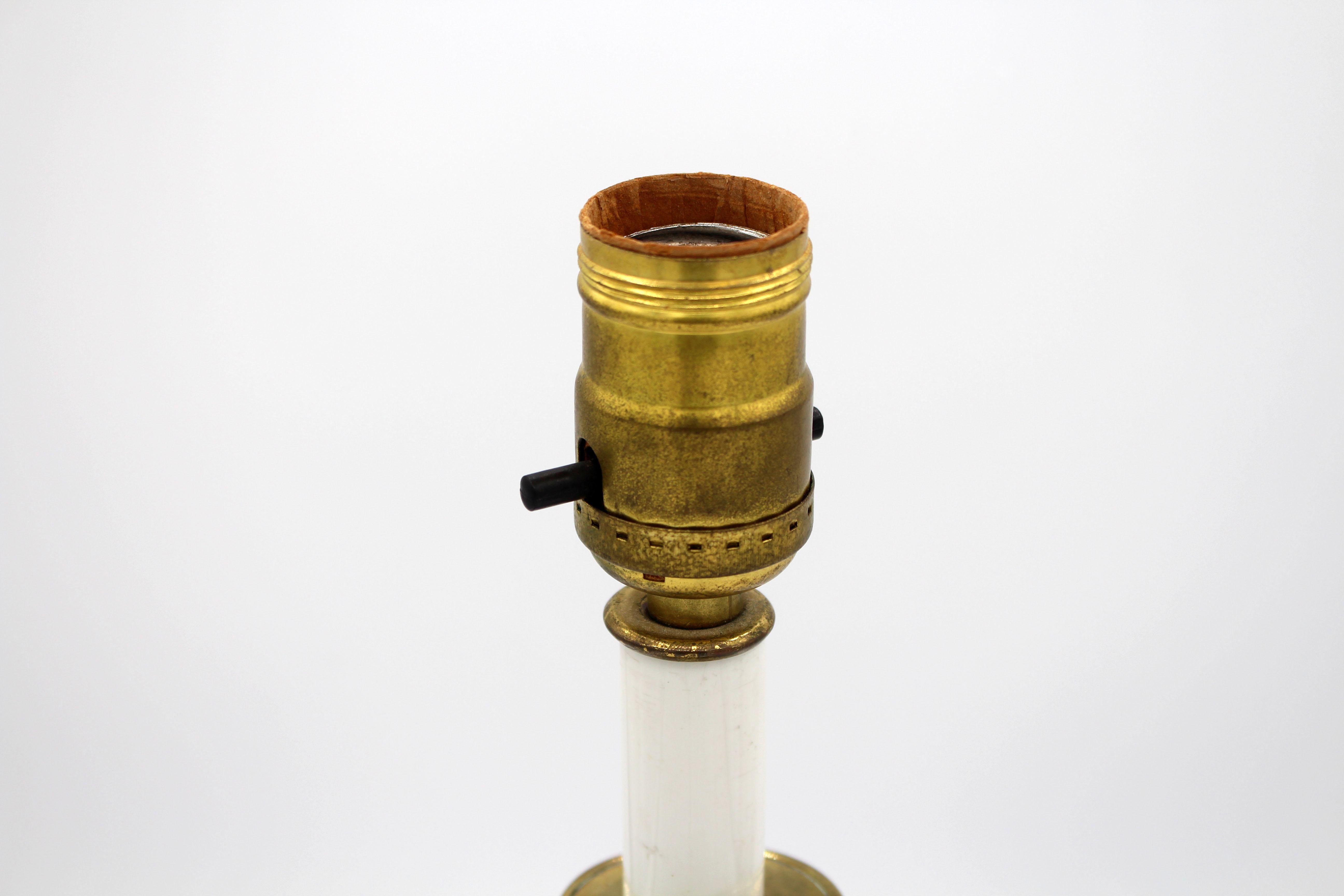 Inglese Lampada a candeliere inglese in ottone del 1860 circa in vendita