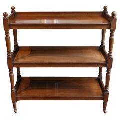 Circa 1860 English Butler's Etagere Buffet Trolley or Dumbwaiter