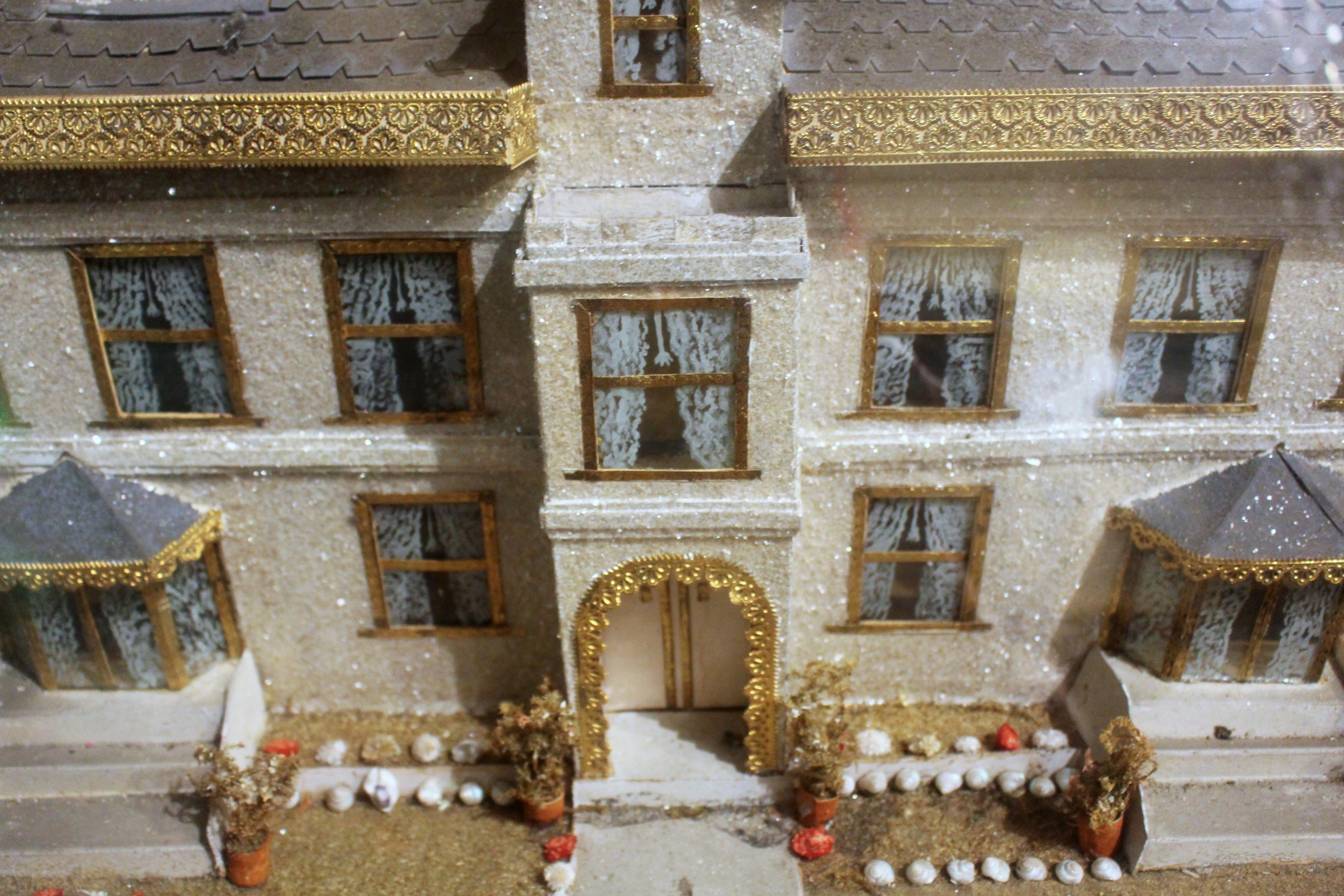 Victorian Circa 1860 English Diorama of Stanfield Hall For Sale