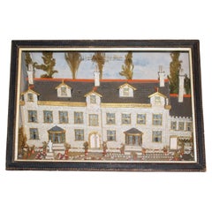 Vers 1860 Diorama anglais de Stanfield Hall
