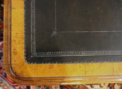 Circa 1860 English Double Pedestal Collector's Chest Desk