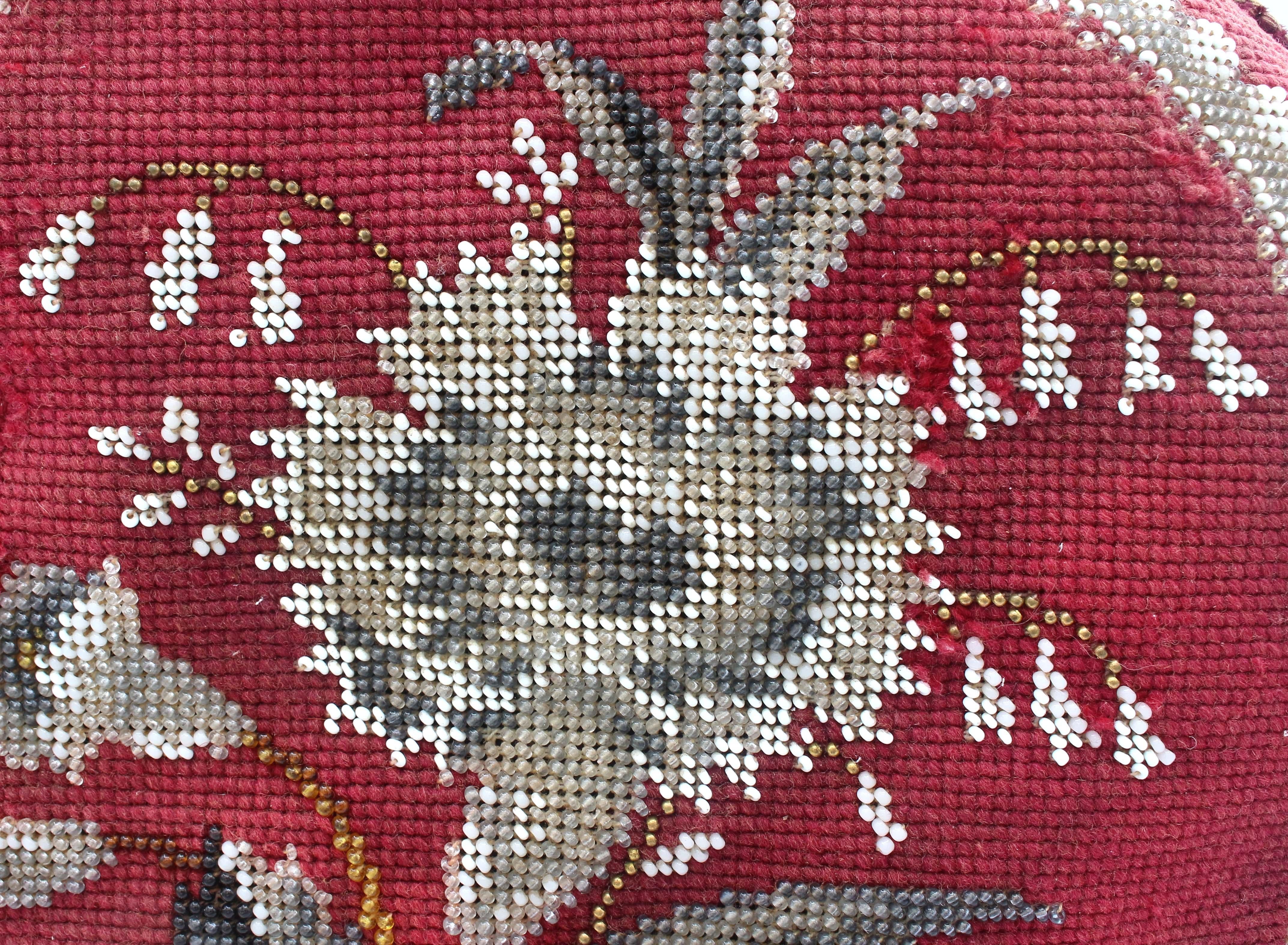 Mid-19th Century Circa 1860 English Victorian Needlepoint Tea Cozy