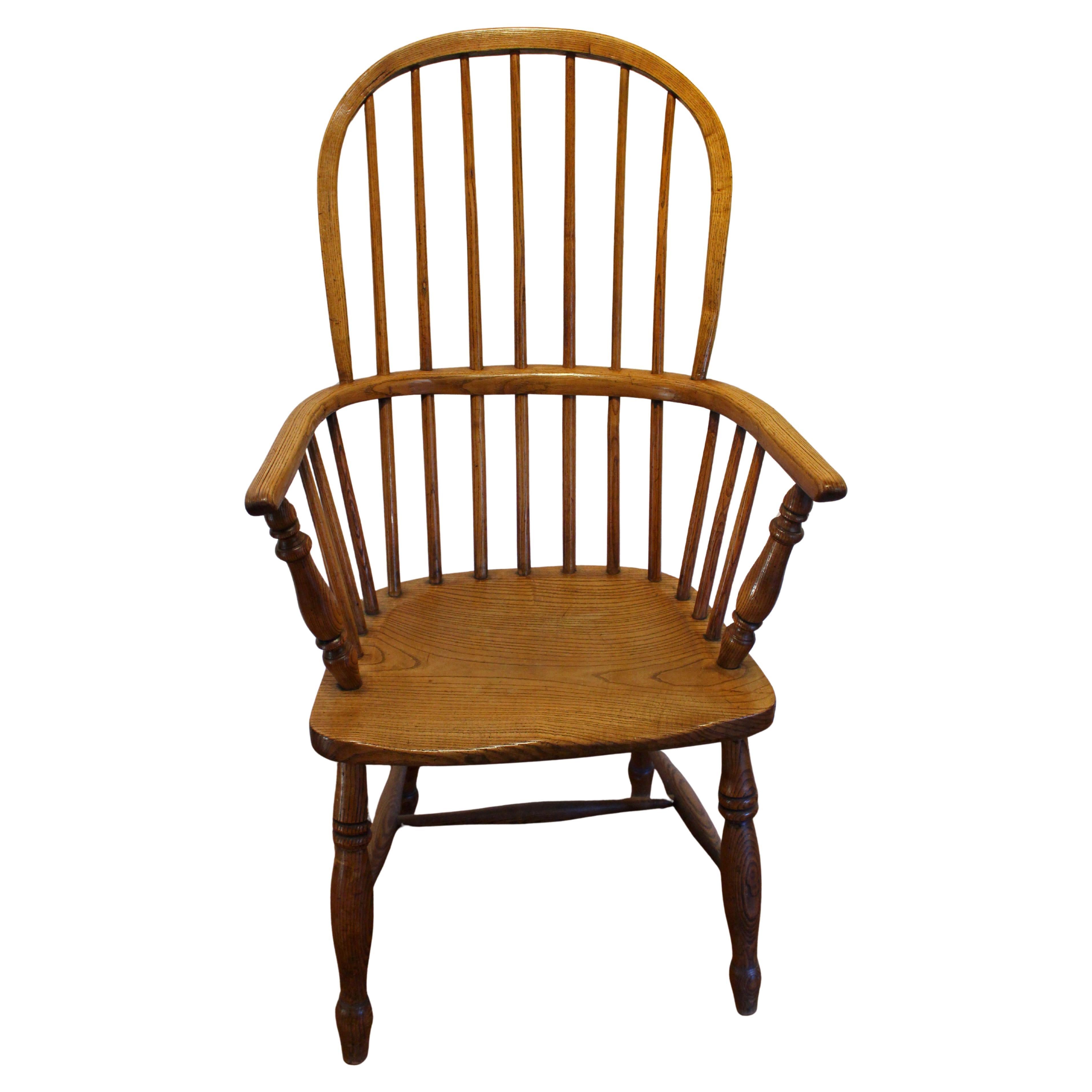 Circa 1860 English Windsor Arm Chair