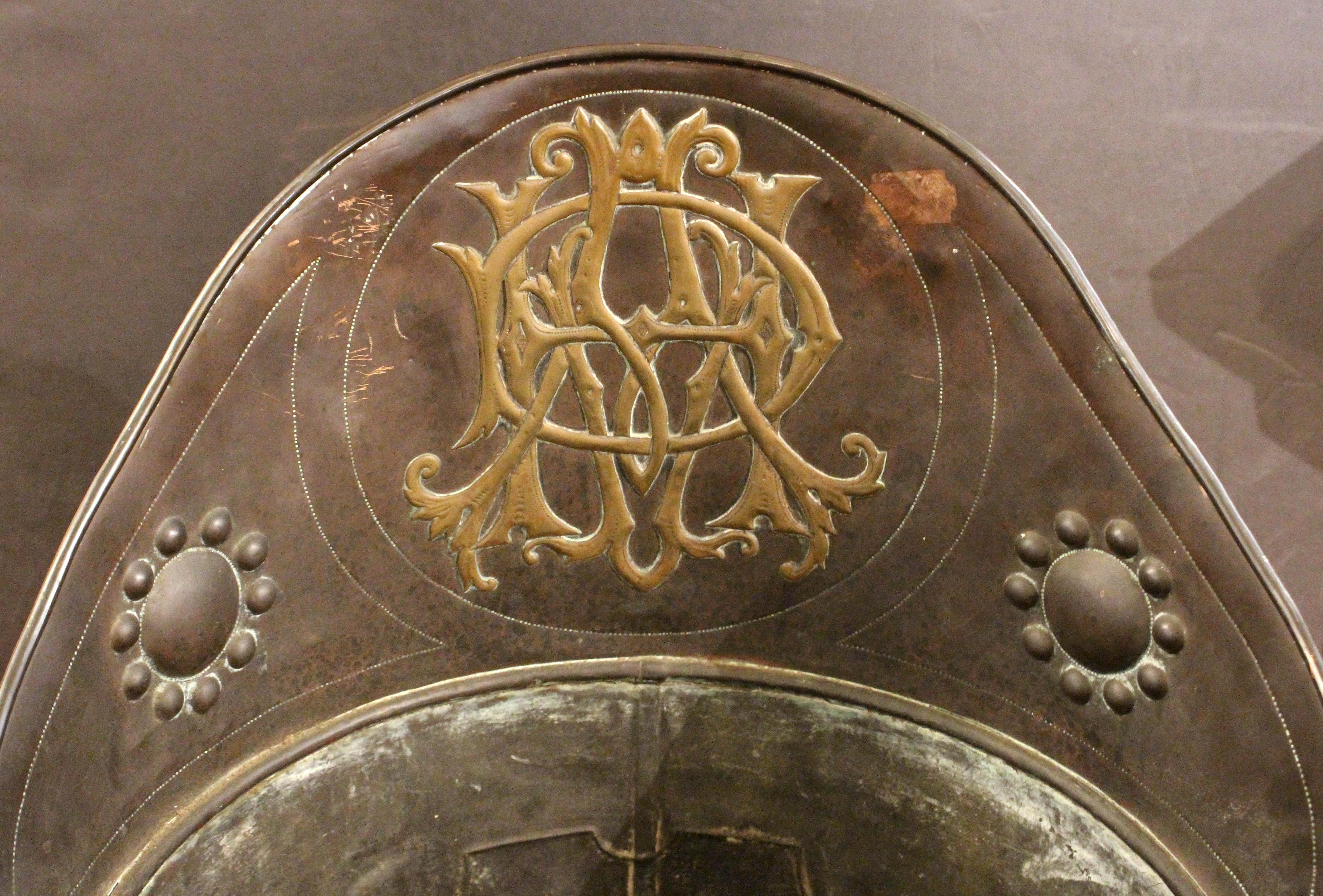 CIRCA 1860 Grande Uva francese in rame e ottone In condizioni buone in vendita a Chapel Hill, NC