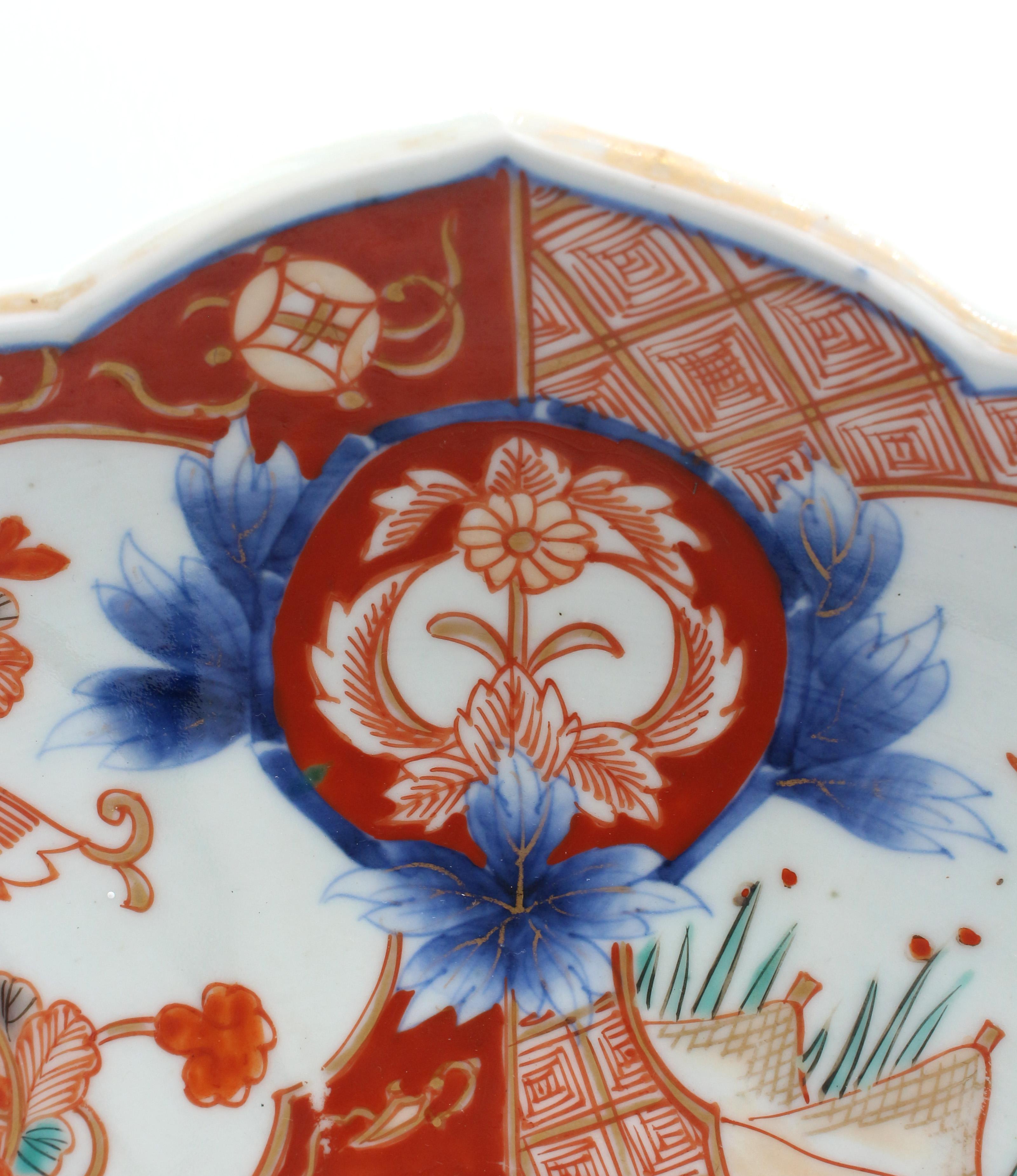 Mid-19th Century Circa 1860 Lozenge Shaped Imari Charger For Sale