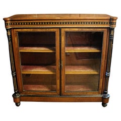 Circa 1860 Napoleon III French Cabinet Bookcase