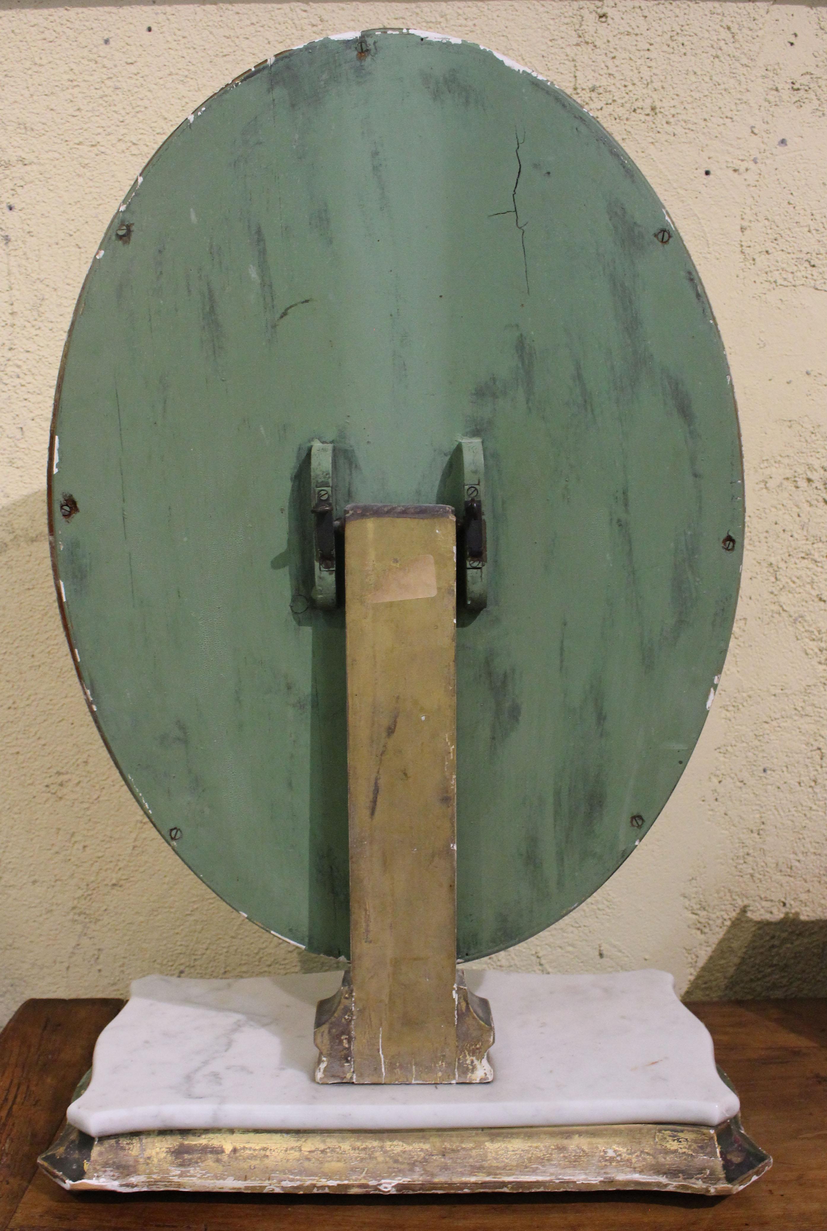 Autre Miroir ovale vénitien, datant d'environ 1860  en vente