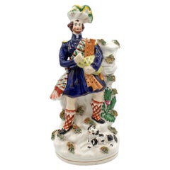 Circa 1860s English Staffordshire Highlander Figure