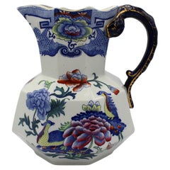 Circa 1860s "Mason's Patent Ironstone China" Large Pitcher or Jug