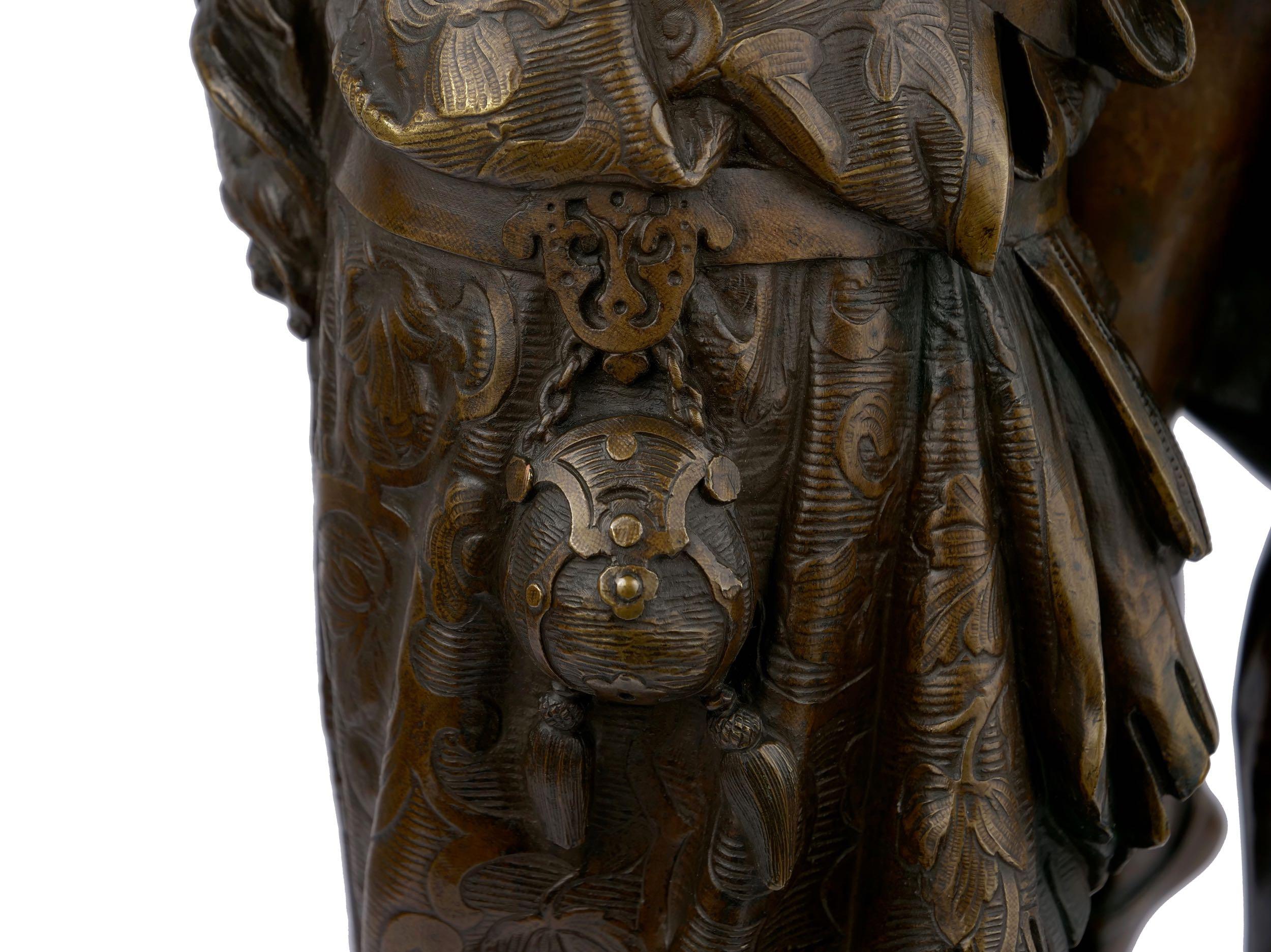 Romeo and Juliet French Bronze Sculpture by Deniere, circa 1860s 6