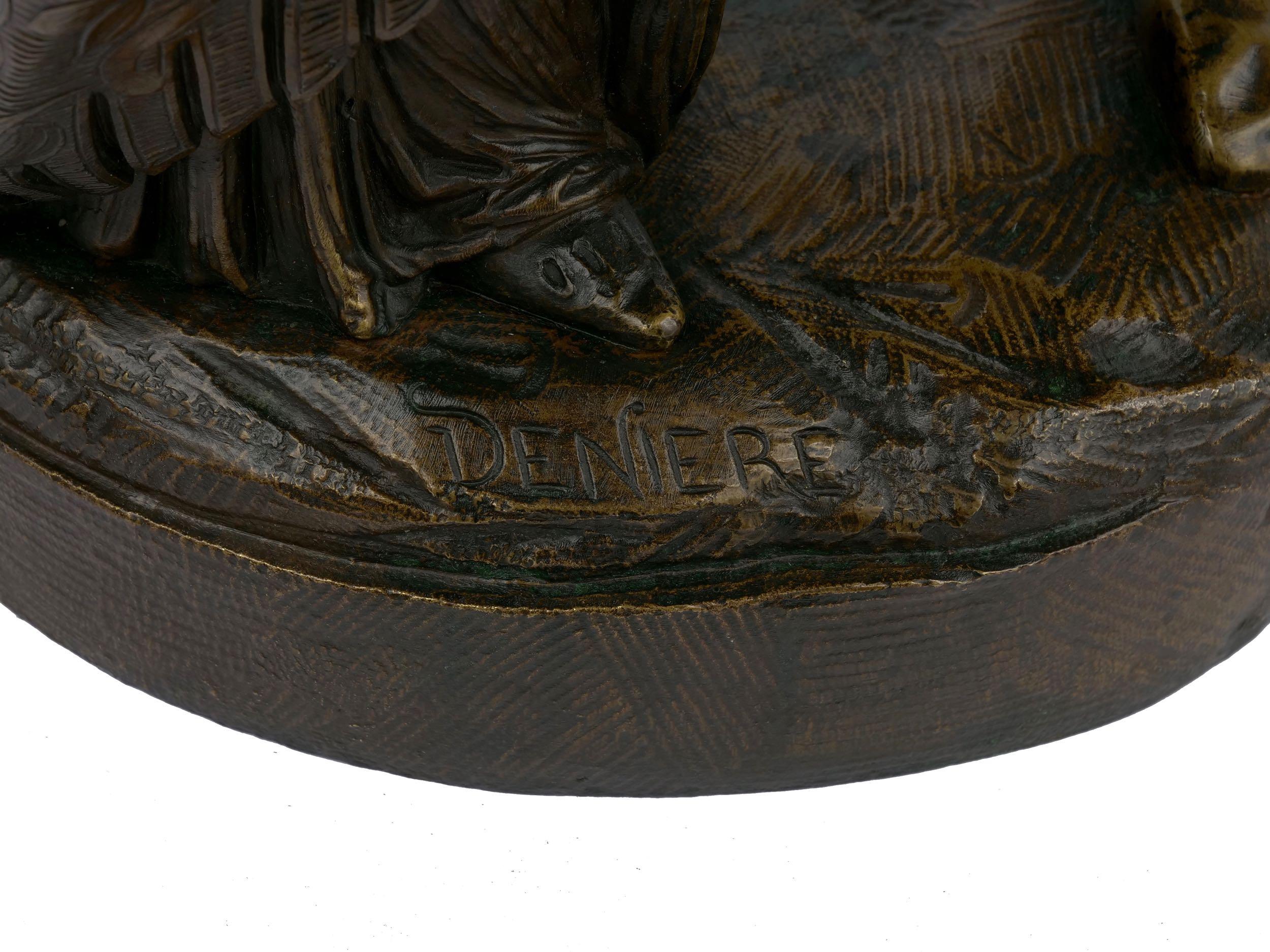 Romeo and Juliet French Bronze Sculpture by Deniere, circa 1860s 7