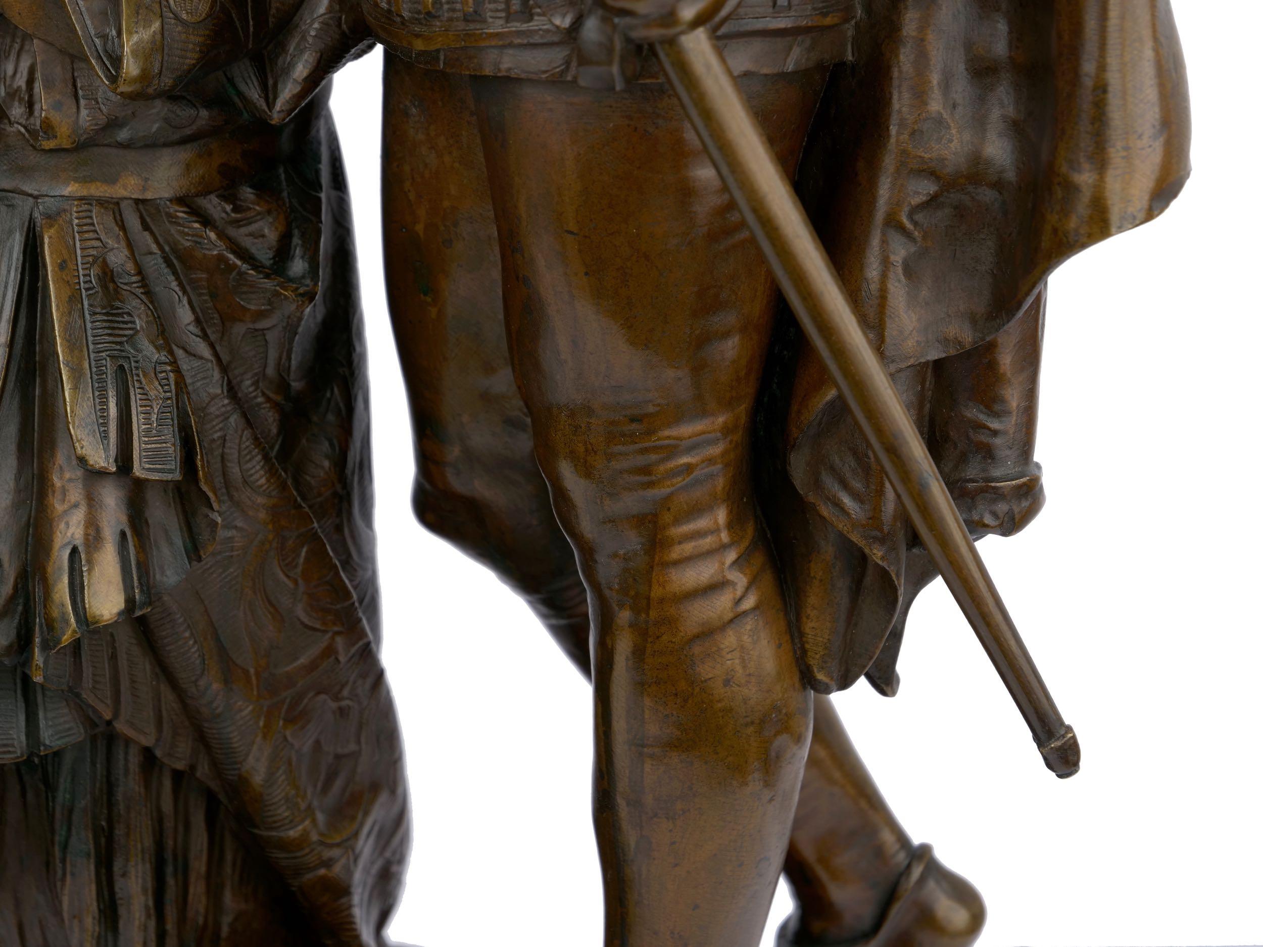 Romeo and Juliet French Bronze Sculpture by Deniere, circa 1860s 11