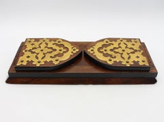 Circa 1865 English Gothic Revival Extending Bookslide