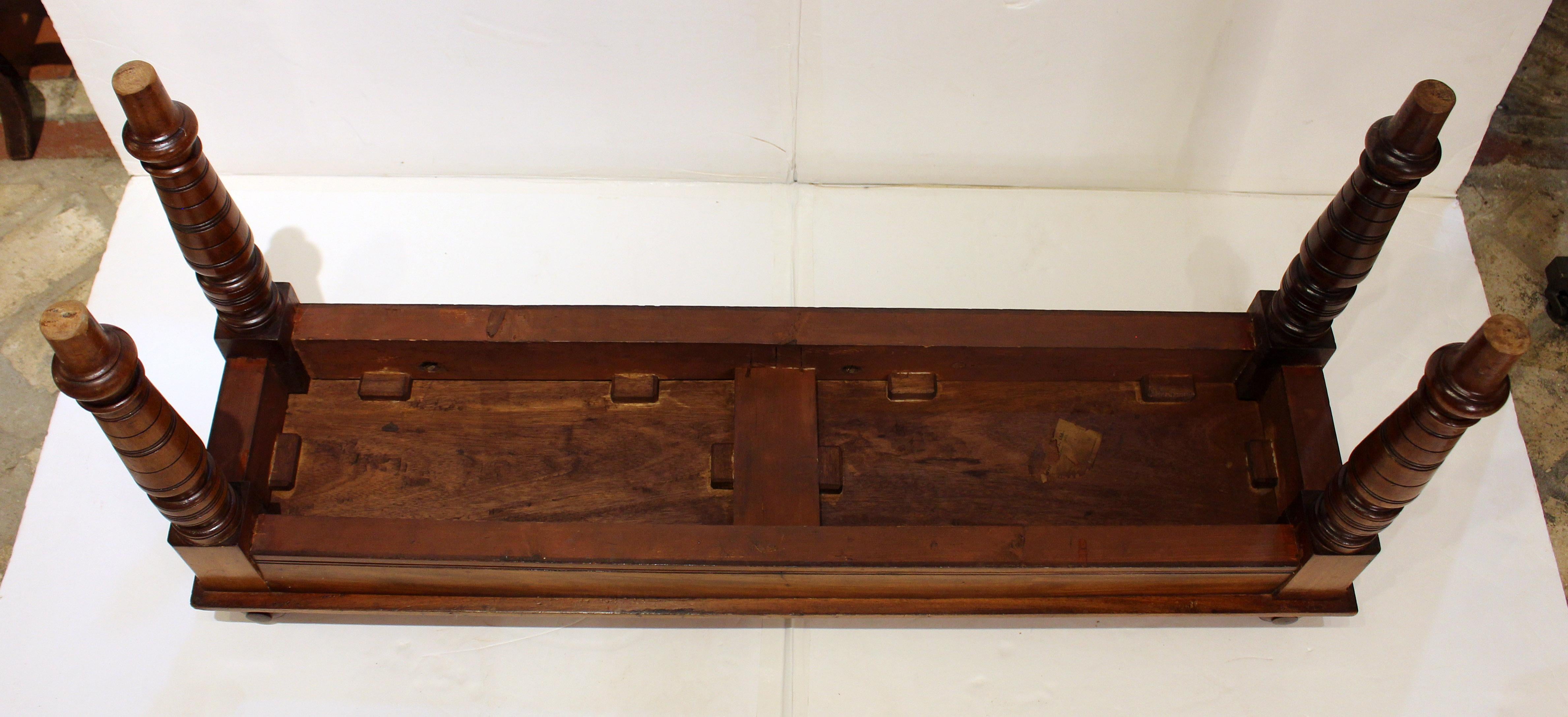 Hall or Window Bench, circa 1865  In Good Condition In Chapel Hill, NC