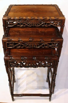 Circa 1865 Set of Chinese Nesting Tables