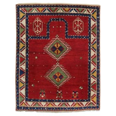 Preghiera Fahrola caucasica del 1870-80 - Tappeto di lana antico