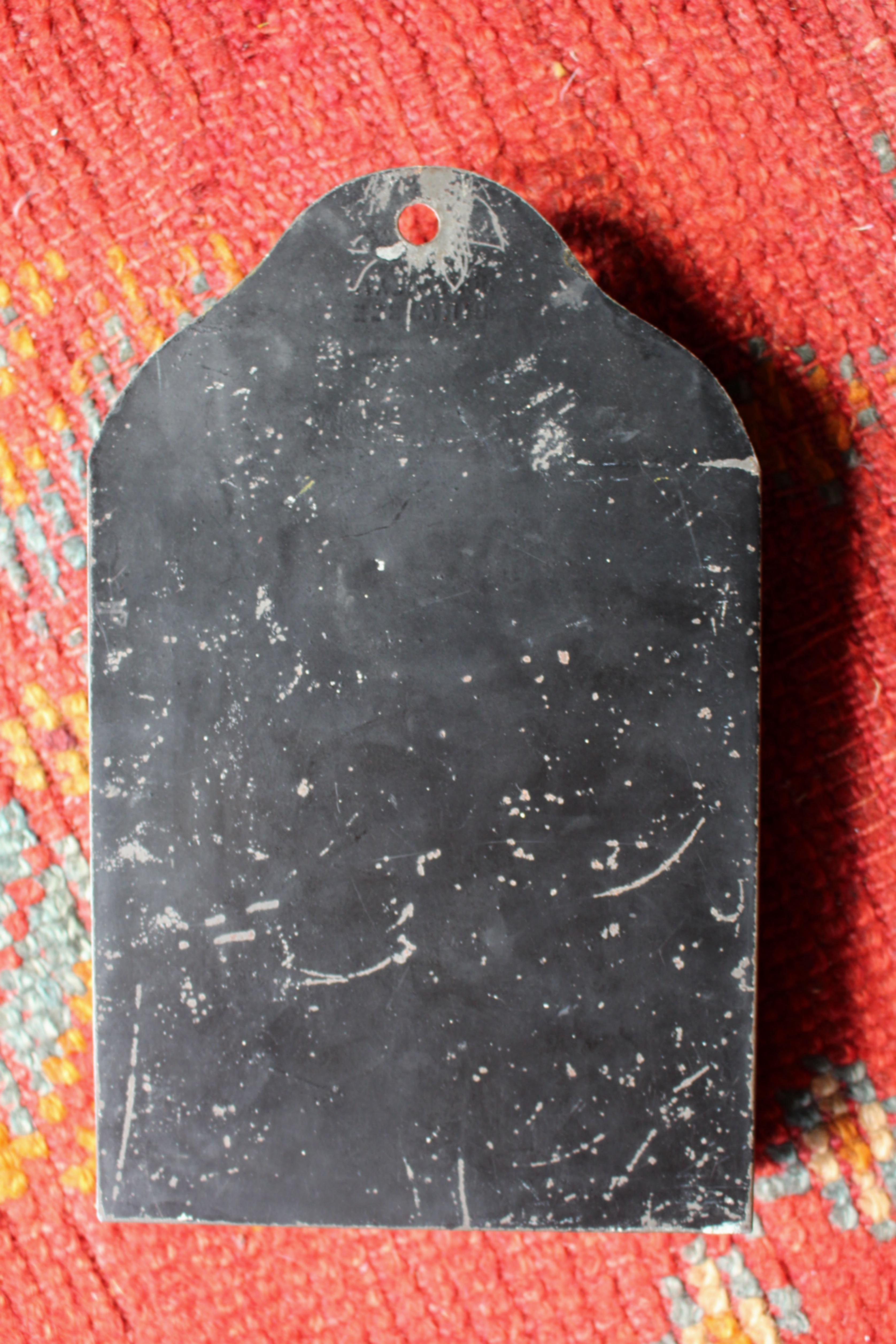Circa 1870 American Toleware & Card Perpetual Calendar Circa 1870 John Heath For Sale 11