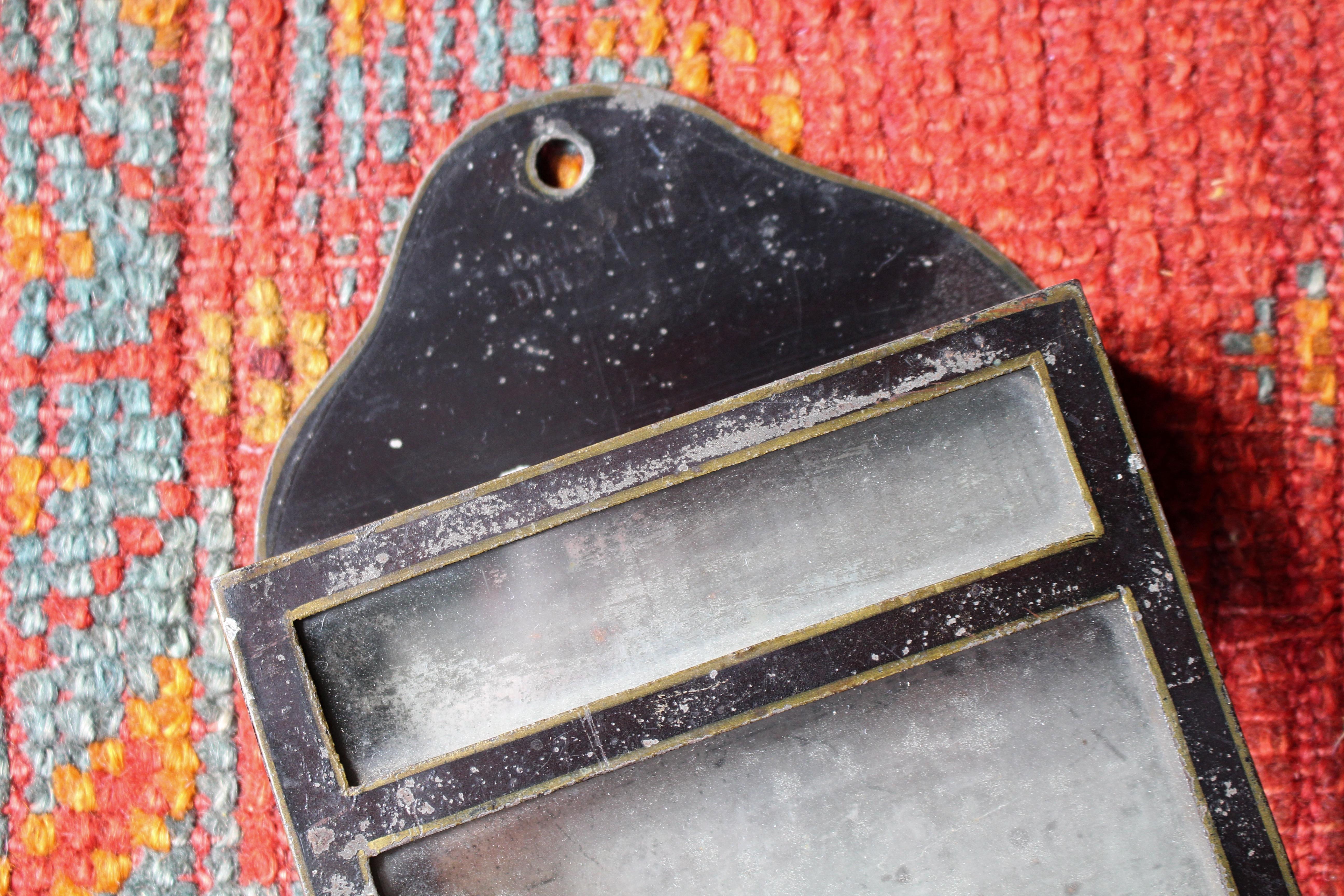 Circa 1870 American Toleware & Card Perpetual Calendar Circa 1870 John Heath For Sale 4