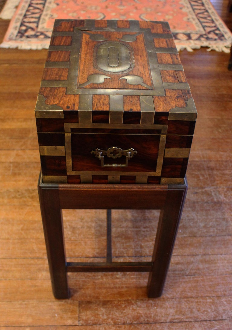 Circa 1870 Anglo-Indian Travel Box 1