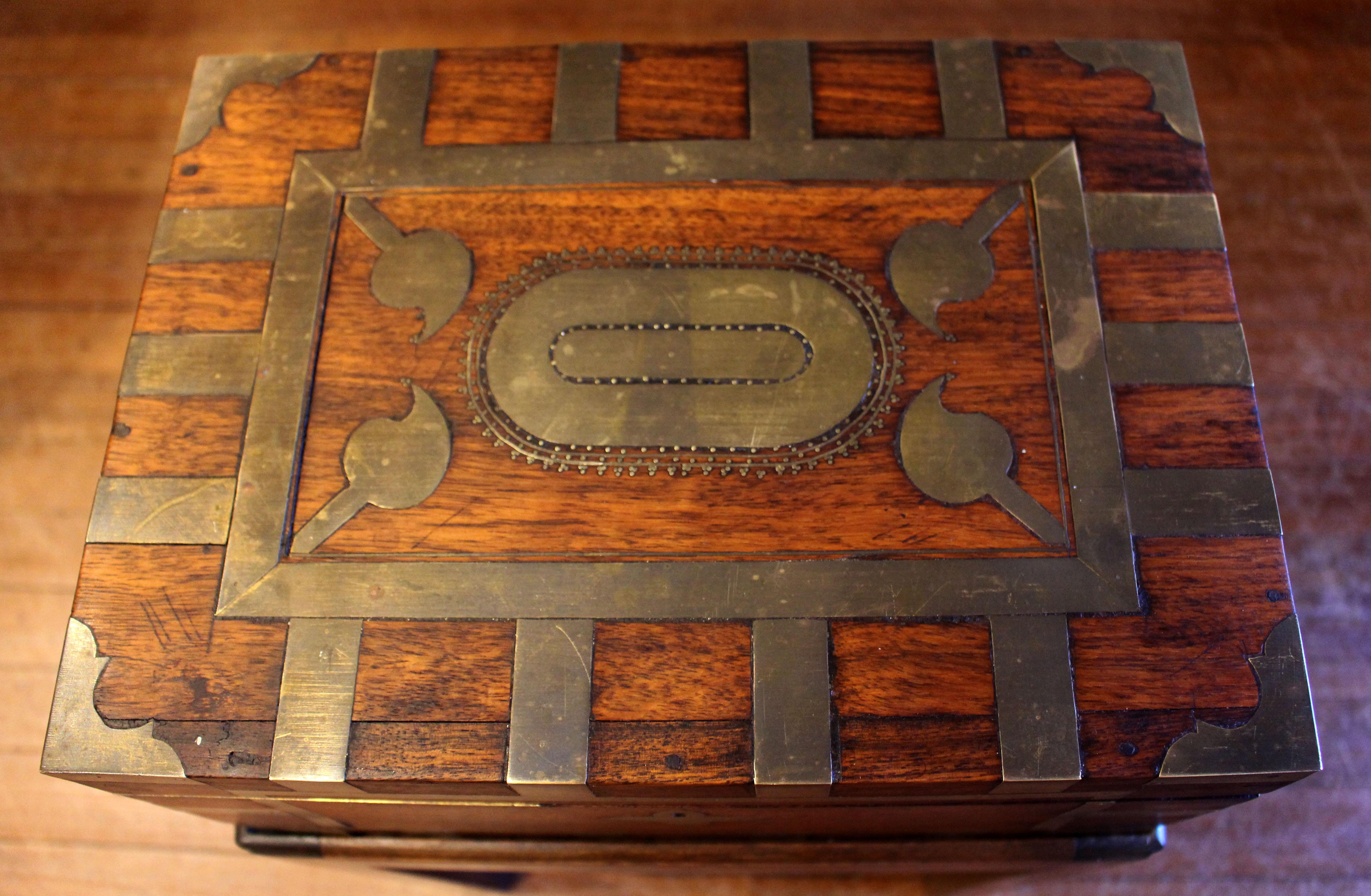 Circa 1870 Anglo-Indian Travel Box 2