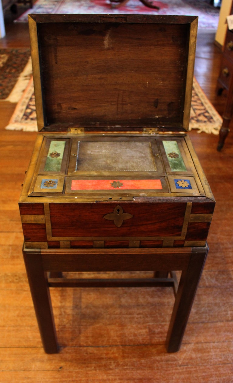 Circa 1870 Anglo-Indian Travel Box 3