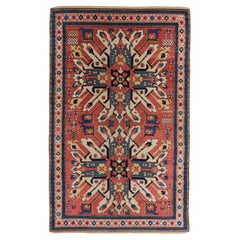 Circa 1870 Caucasian Eagle Rug