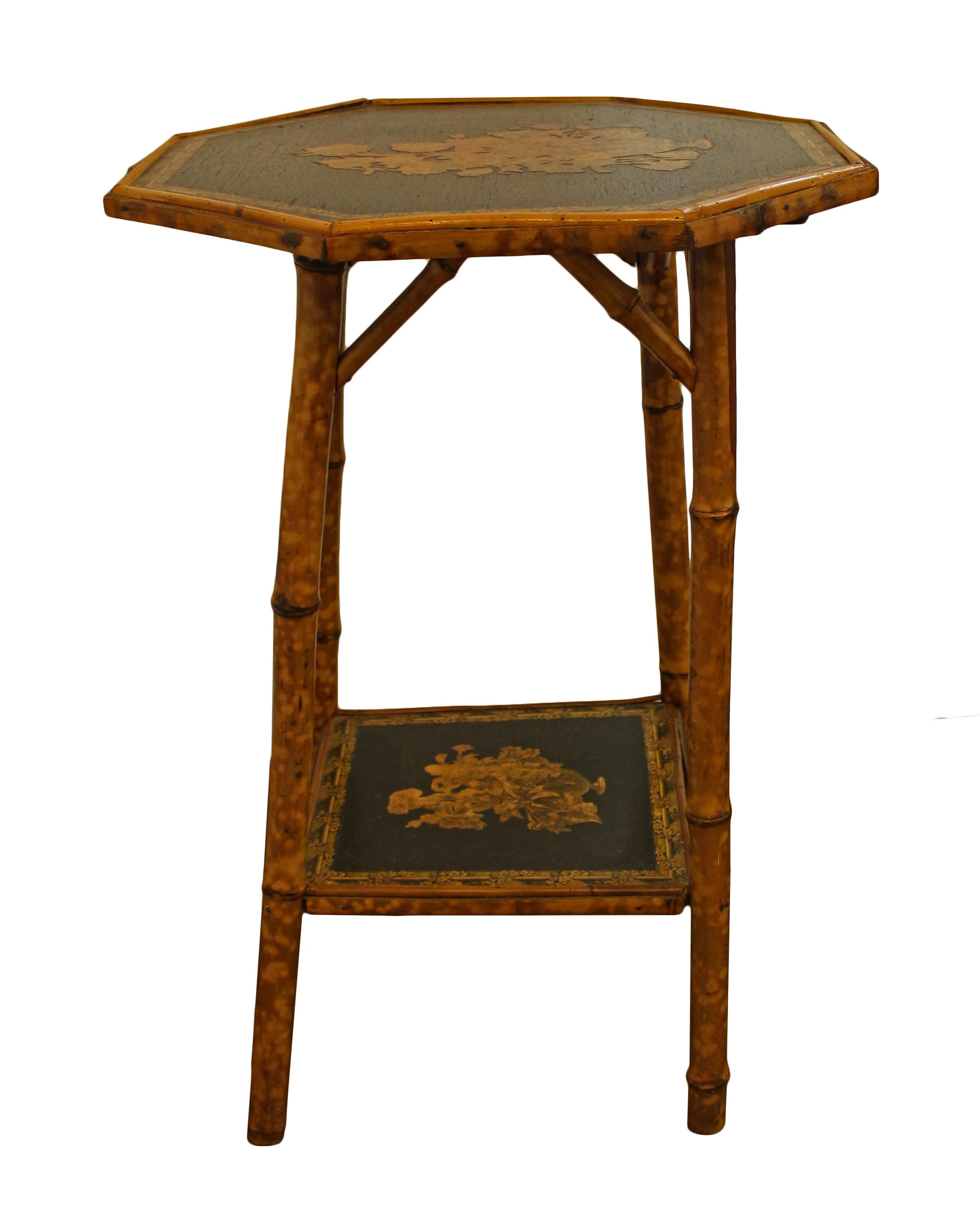 Other English Bamboo Side Table, circa 1870 For Sale