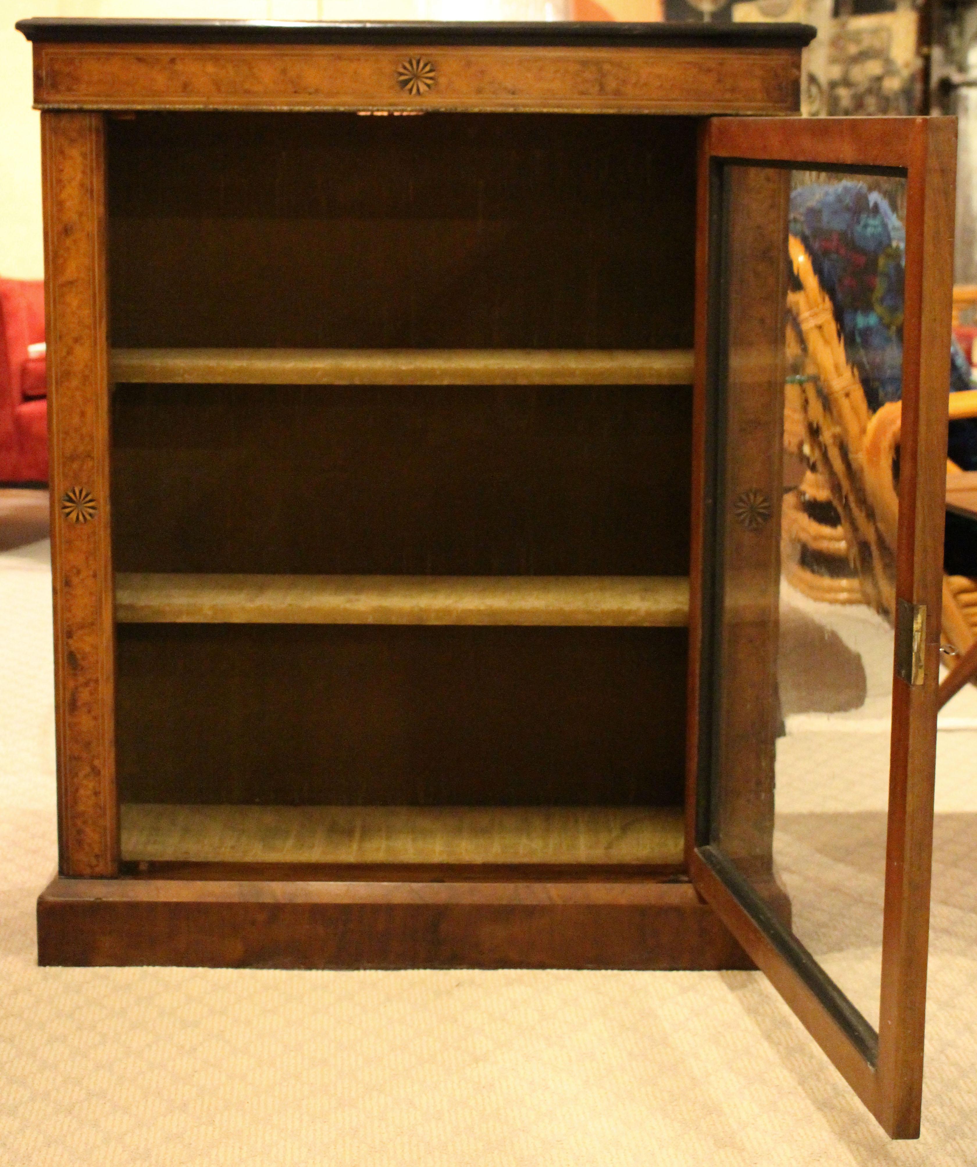 Circa 1870 English Cabinet or Bookcase In Good Condition In Chapel Hill, NC