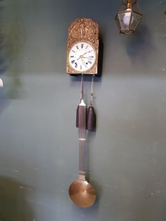 French Comtoise with Banjo Pendulum and 8 Day Timepiece, circa 1870