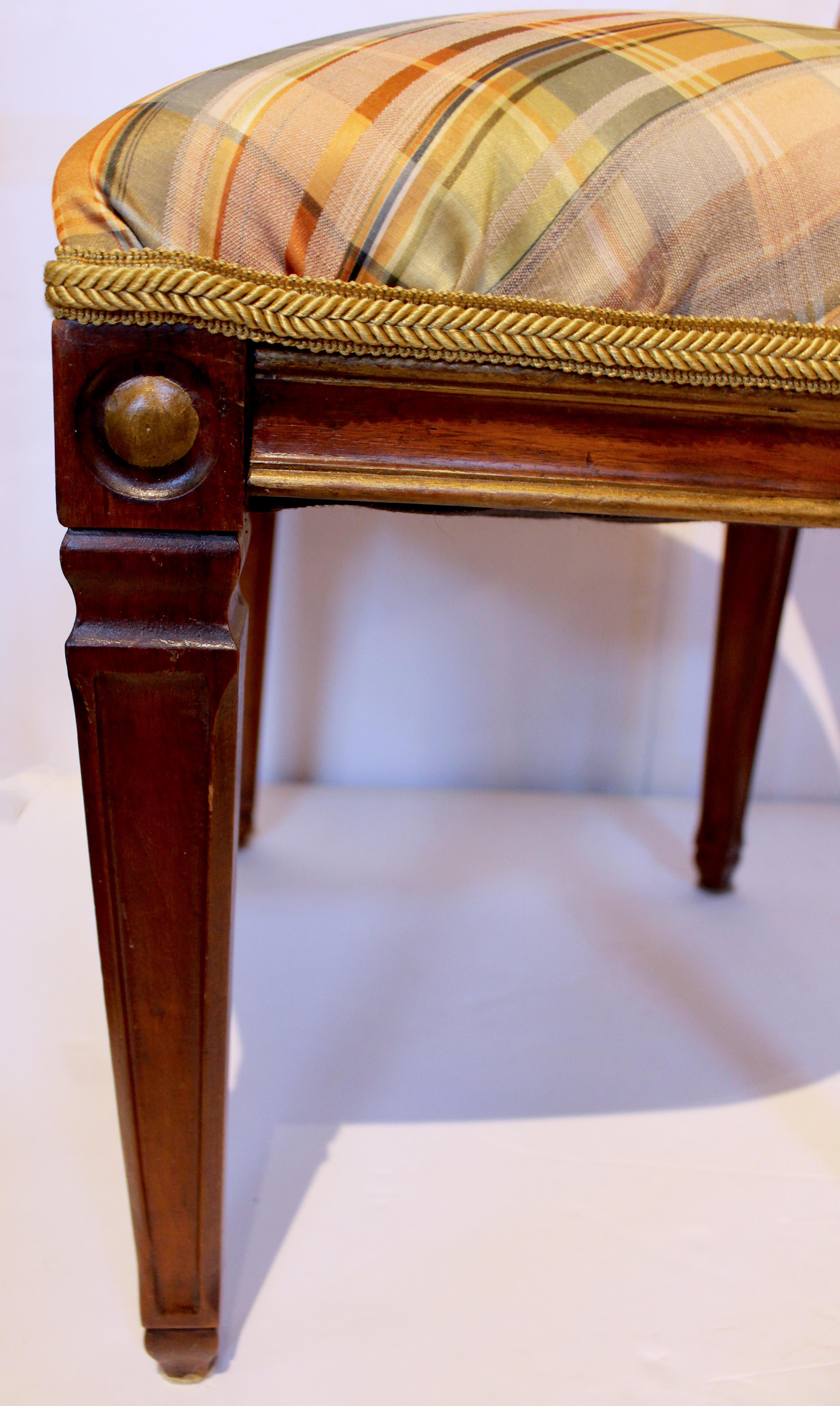 Circa 1870 French Louis XVI Style Side Chair For Sale 1