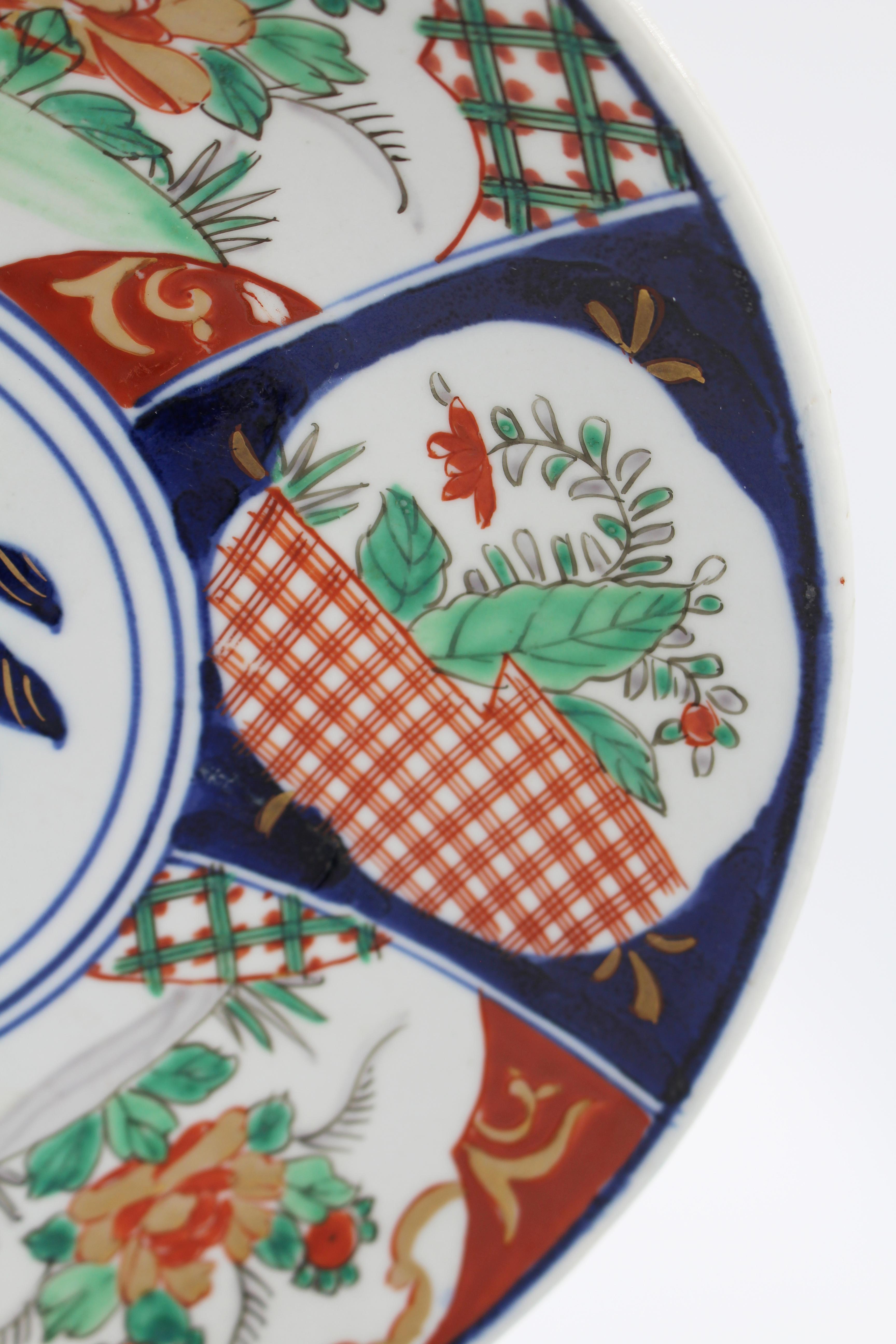 Meiji Circa 1870, Imari Chop Plate For Sale