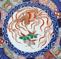 Circa 1870 Japanese Large Scalloped Imari Charger