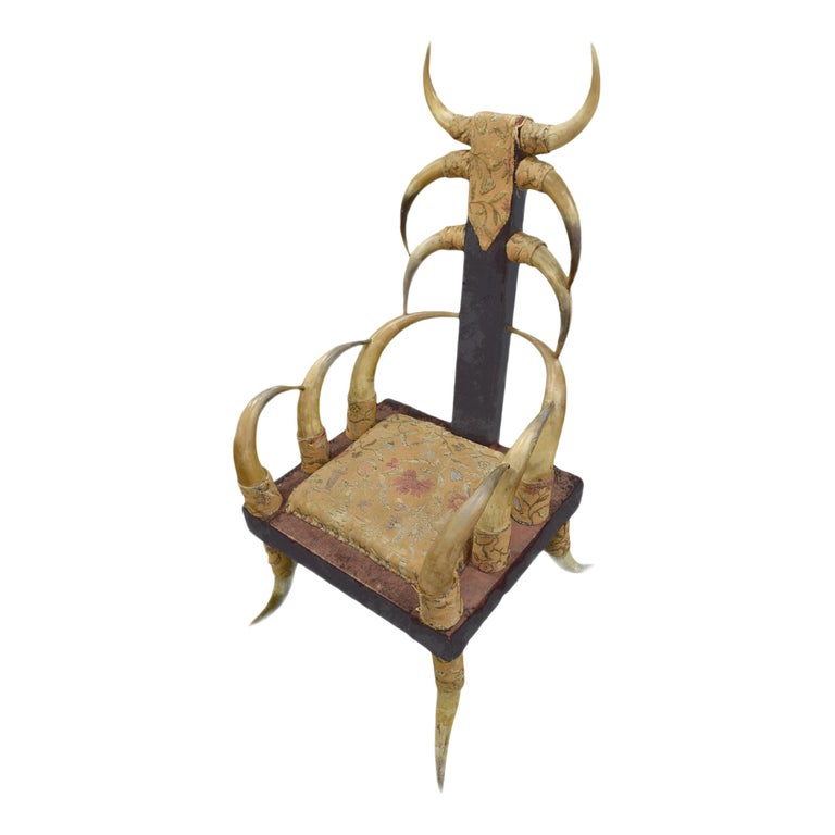 Longhorn Tip Chair, circa 1870 For Sale at 1stDibs