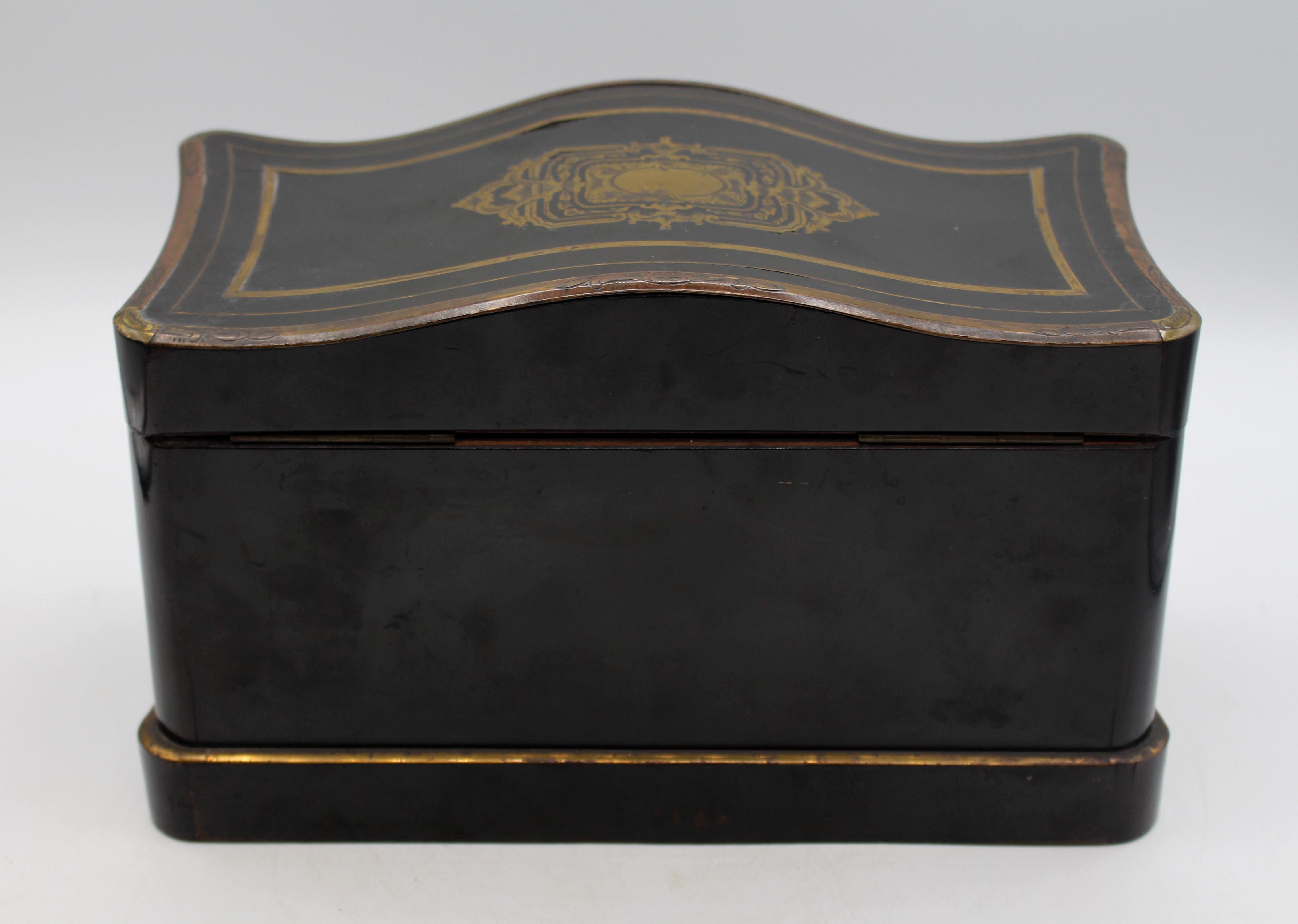 Francese Porta tè francese di Napoleone III del 1870 circa in vendita