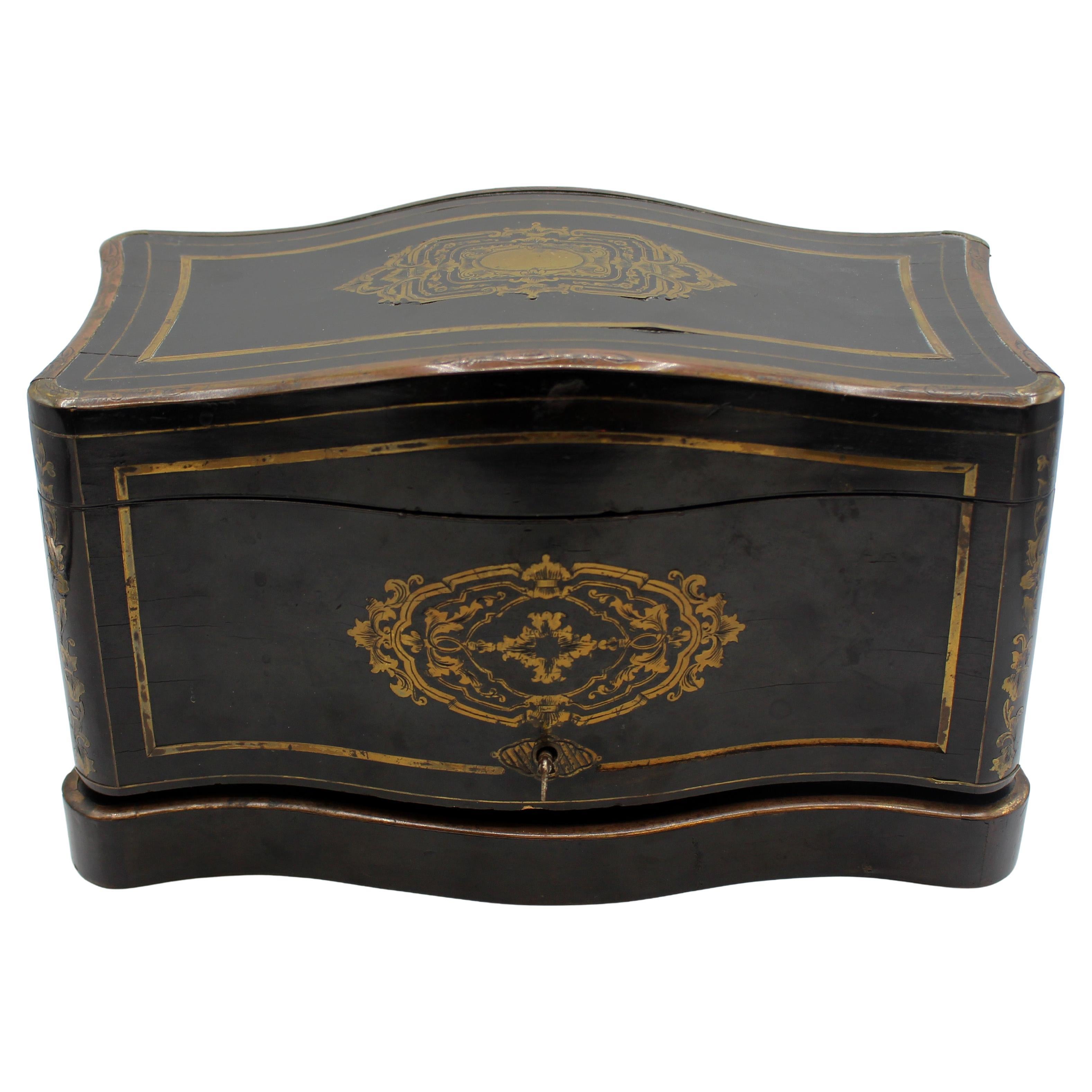 Circa 1870 Napoleon III French Tea Caddy