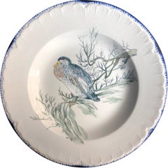 "Escalier De Cristal" Choisy-Le-Roi Earthenware Deep Plates, circa 1878