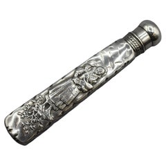 Circa 1880-1890 American Gorham Fountainebleau Sterling Silver Perfume Bottle