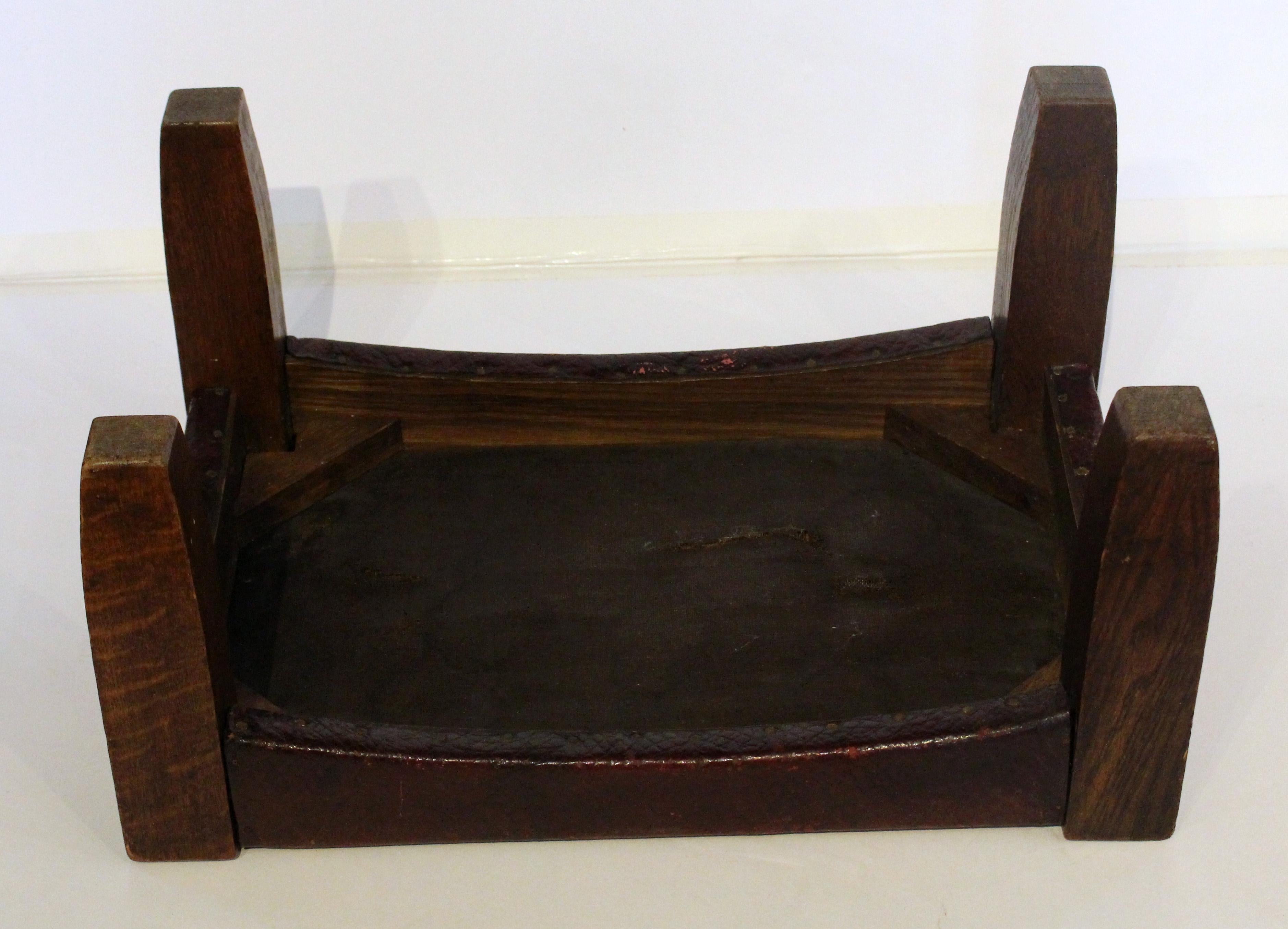 19th Century Circa 1880-1920 Arts & Crafts Footstool