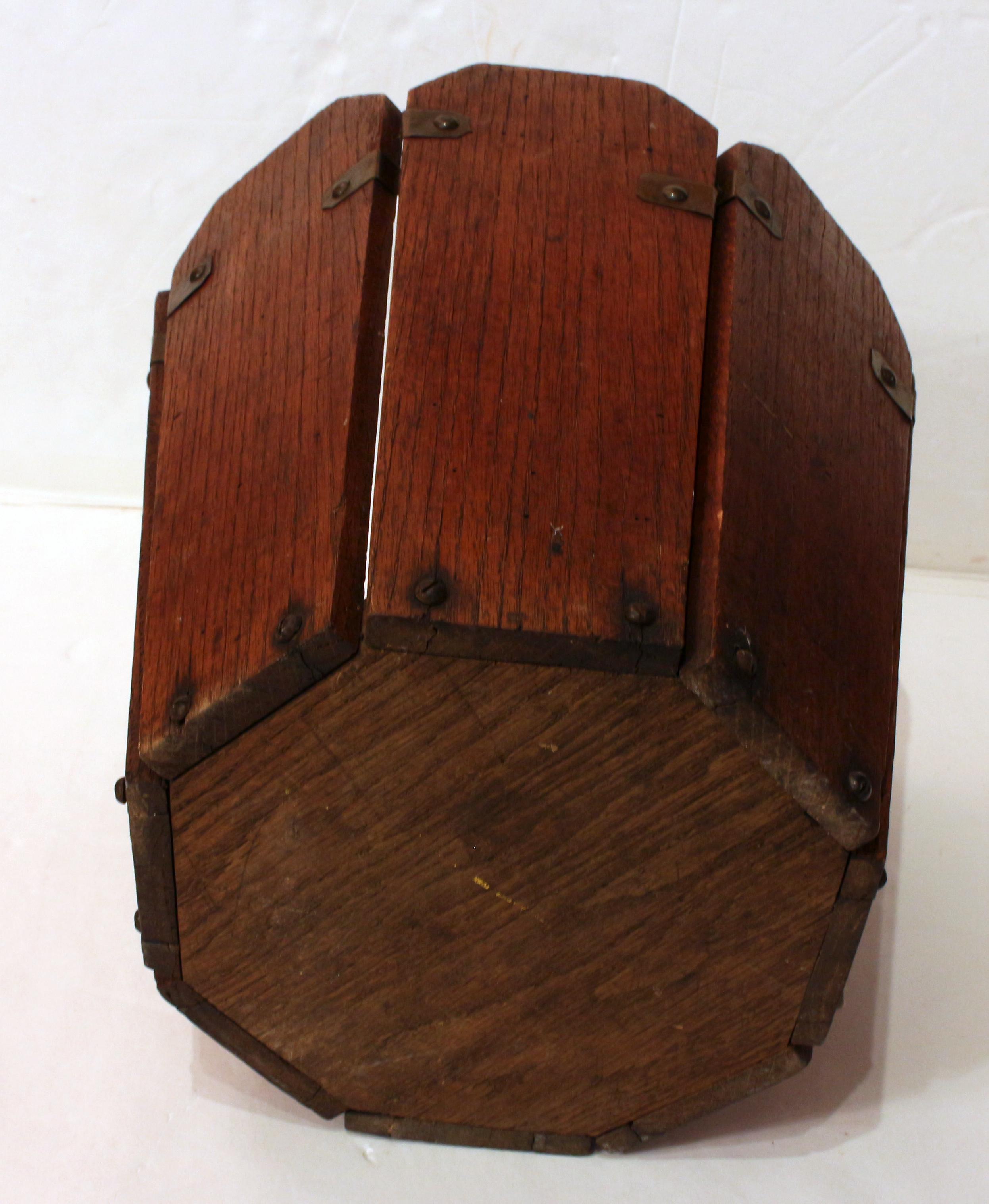 Arts and Crafts Circa 1880-1920 Arts & Crafts Paper Bin For Sale