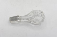 Circa 1880 Anglo-Irish Round Slender Neck Decanter With Stopper