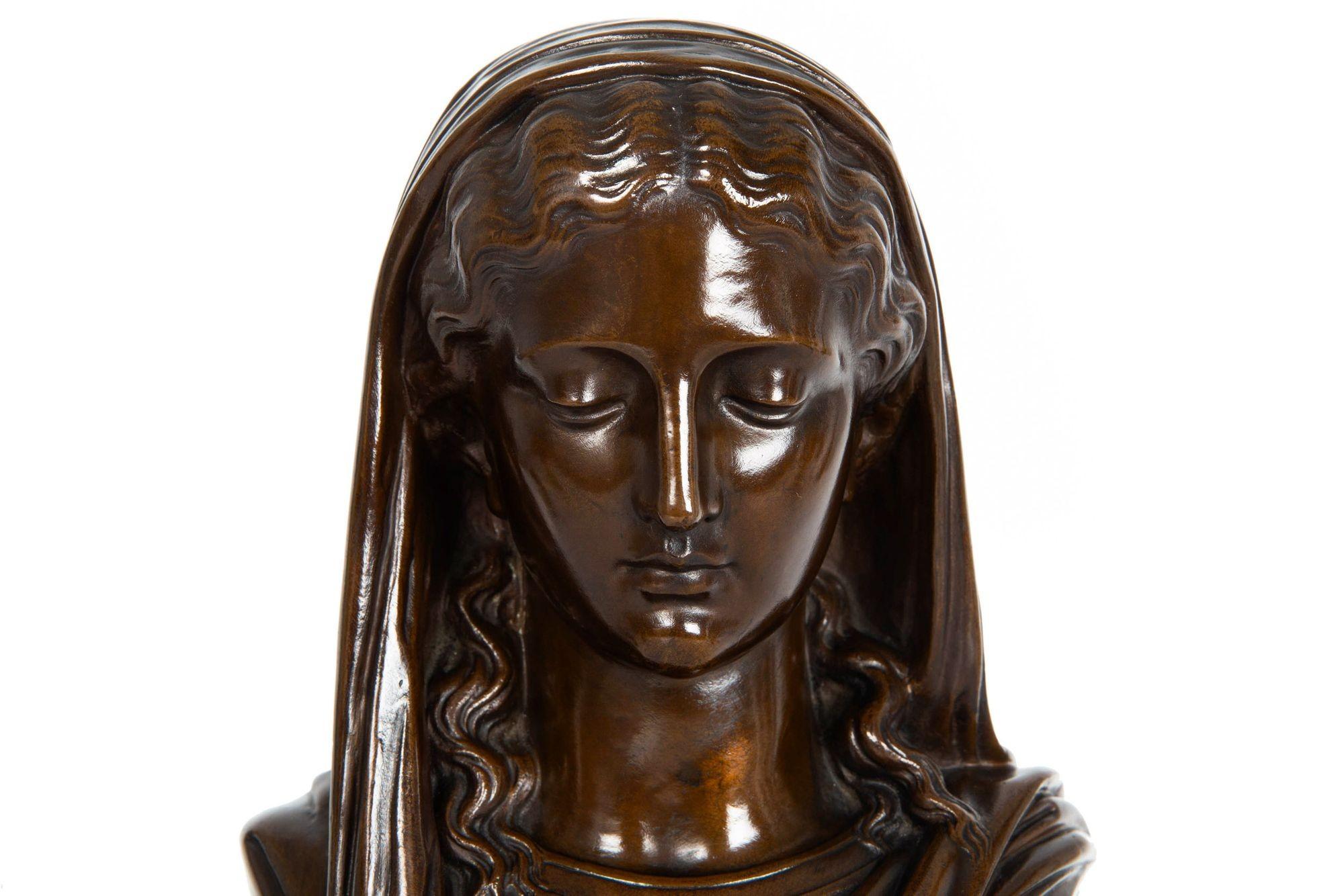 Buste en bronze ancien d'Eugène Aizelin, datant d'environ 1880 en vente 3