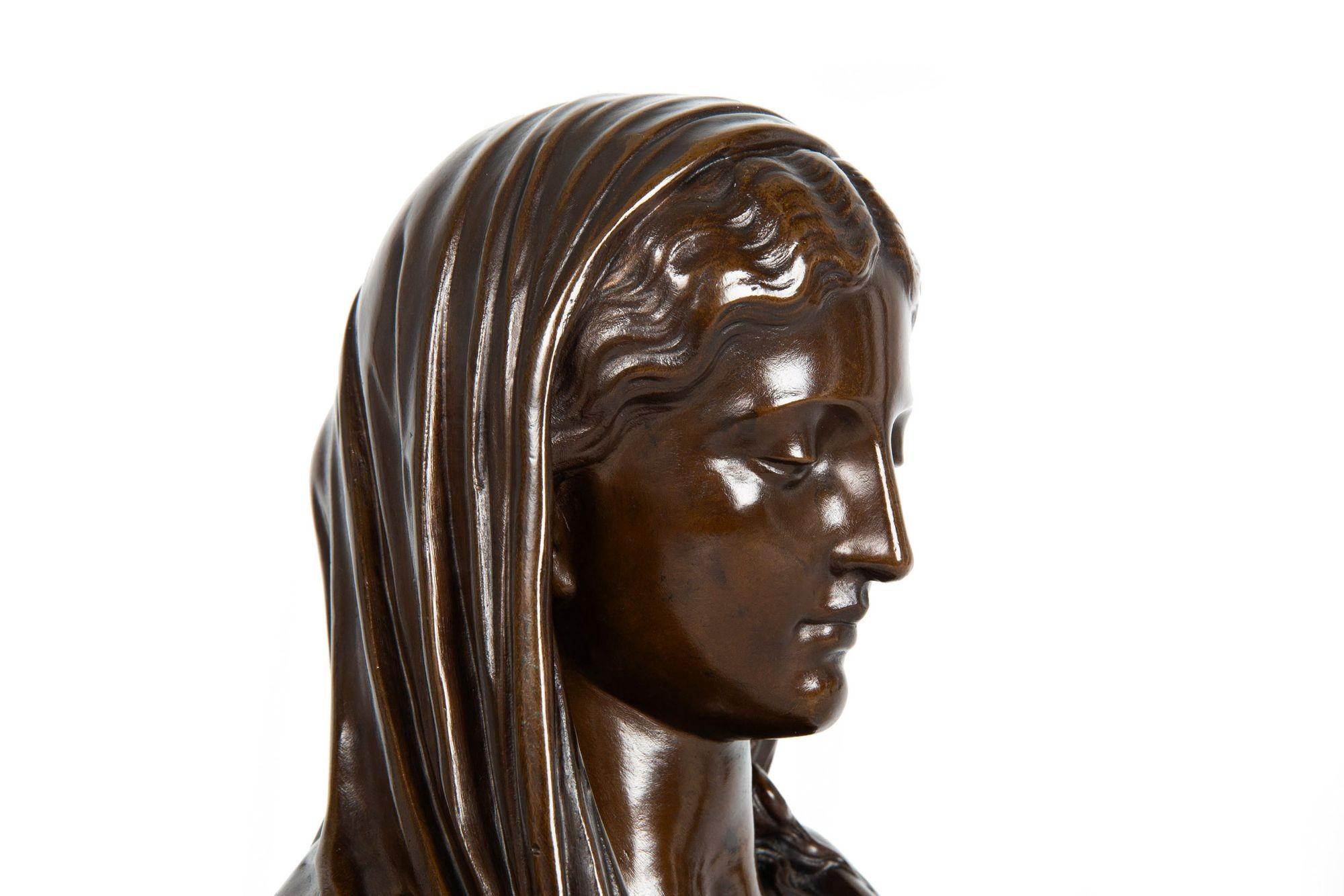 Buste en bronze ancien d'Eugène Aizelin, datant d'environ 1880 en vente 5