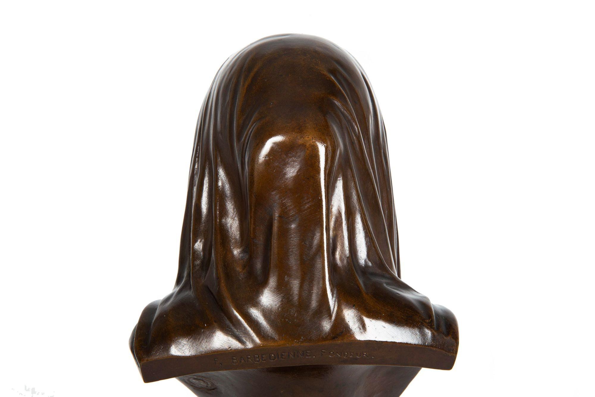 Buste en bronze ancien d'Eugène Aizelin, datant d'environ 1880 en vente 6