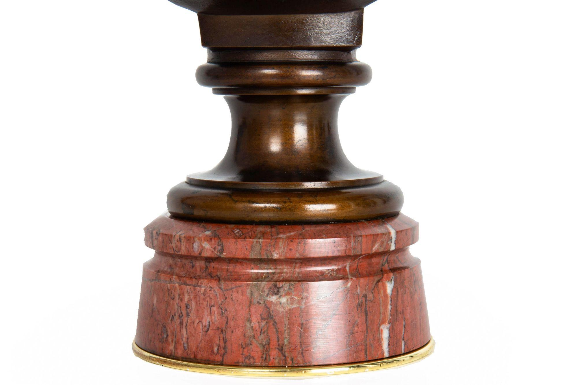 Buste en bronze ancien d'Eugène Aizelin, datant d'environ 1880 en vente 8