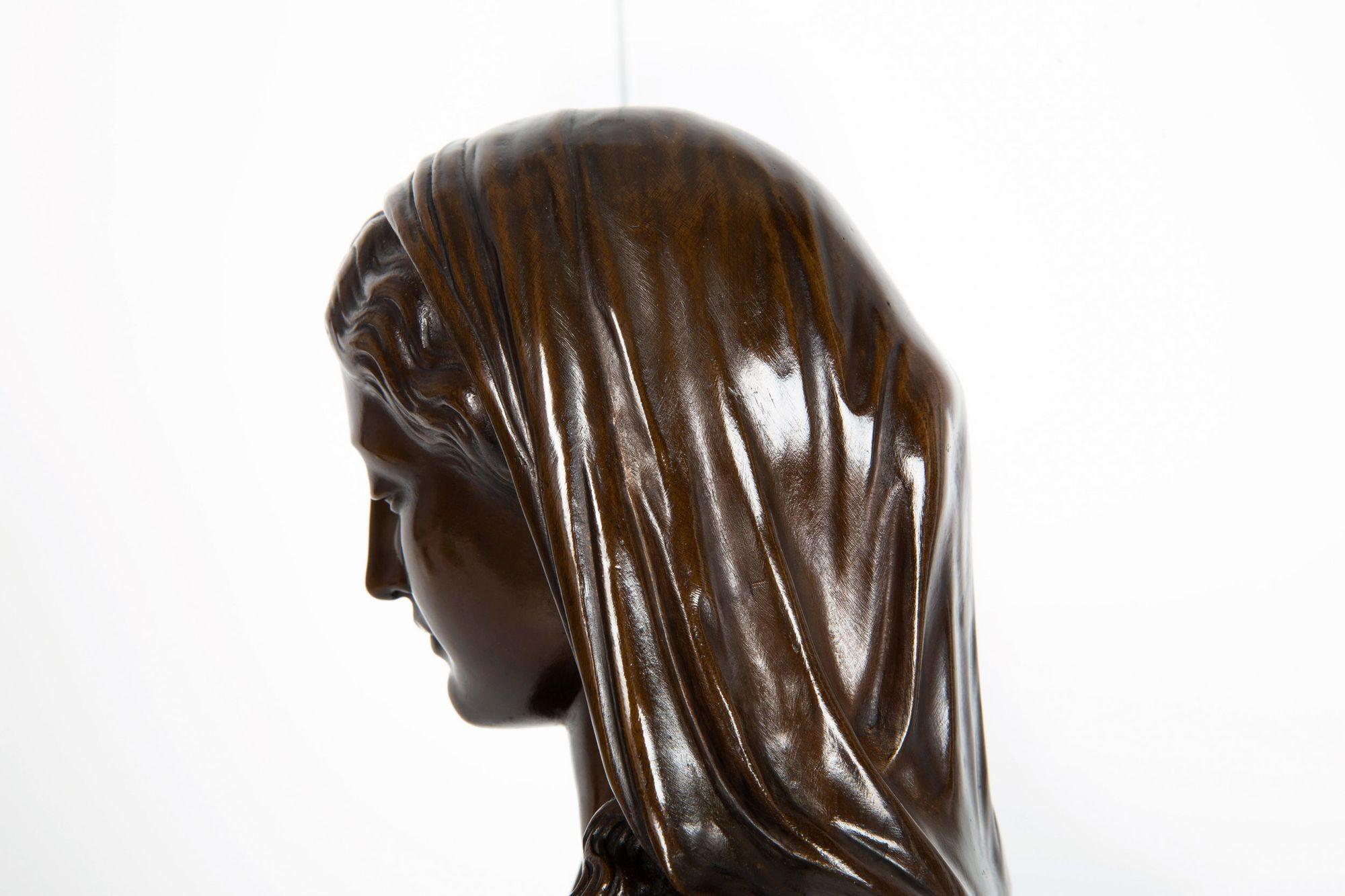 Buste en bronze ancien d'Eugène Aizelin, datant d'environ 1880 en vente 10